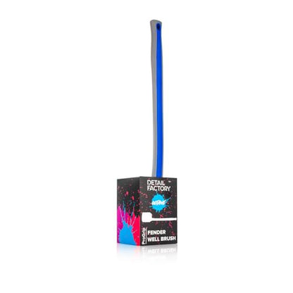 Detail Factory - Fender Well Brush - Ergonomic ProGrip Handle, Stiff Synthetic Bristles, Ergonomic Design, Clean Your Wheel Wells with Ease - Avalanche - color: Avalanche