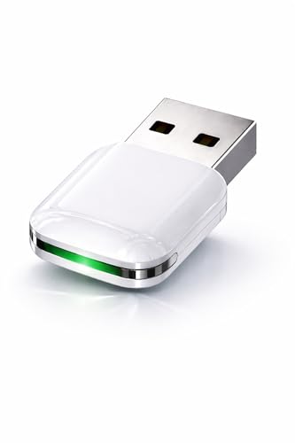 New Smart Wireless CarPlay Adapter for Apple iPhone – Slim & Super Small USB Dongle, Converts Wired CarPlay to Wireless, Stable Connection, Compatible with OEM Wired CarPlay Vehicles & iOS 10+ (White)