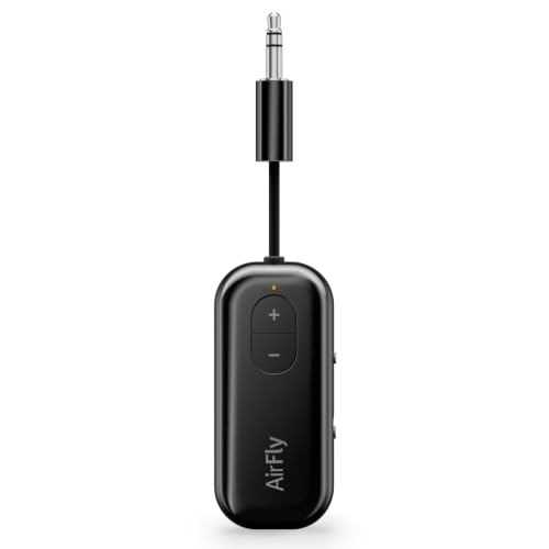 Twelve South AirFly SE, Bluetooth Wireless Audio Transmitter Adapter, Black - color: Black, style: AirFly SE