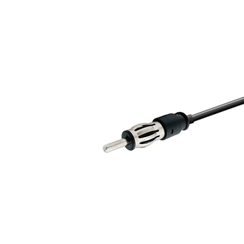 Splitter Cable SMB Female DIN Male Plug to DIN Female Socket Cable RG174 40 CM/15.8 in for AM FM Car Radio Antenna - size: SMB-DIN