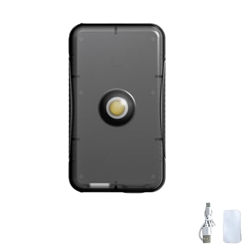 Auto-On Trunk Light with Angle Sensor- Wireless Rechargeable Light for Motorcycle Trunk, Fishing Box, and Camping Box