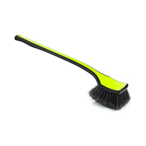 Detail Factory - Fender Well Brush - Ergonomic ProGrip Handle, Stiff Synthetic Bristles, Ergonomic Design, Clean Your Wheel Wells with Ease - Octane Ectoplasm - color: Ectoplasm