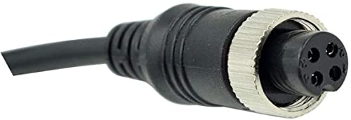 Vehicle Dash Cam 6pin Video Extension Cord, 10ft - with Aeronautic Adapter for Backup Camera and AI Video Systems - Car Accessories - Compatible with RVs, Cars, Trucks, and Wireless Dash Cams - size: 4 Pin 15FT