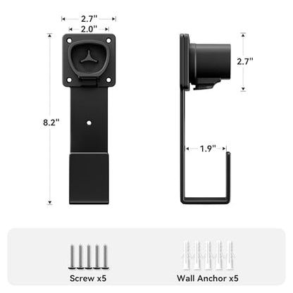 EV Charger Holder - Tesla Connector, Nozzle Holster Dock and J-Hook Combination, EV Cable Holder Wall-Mount Electric Vehicle Charger - size: For Tesla