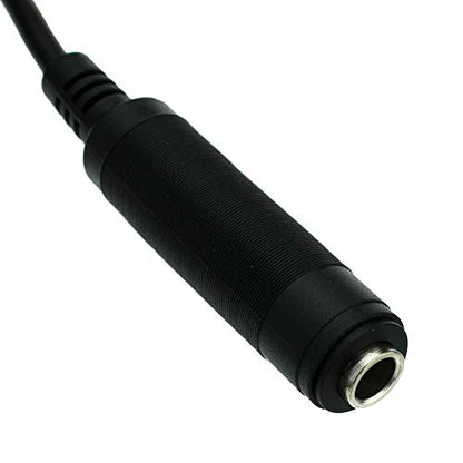 CableWholesale 1/4 Inch Mono Extension Cable, 6 feet 1/4" Male to 1/4" Female Plug for Electric Instruments (Guitar, Keyboard, Amplifier, Speakers, Synthesizers) - style: 1/4 Mono Male to 1/4 Female