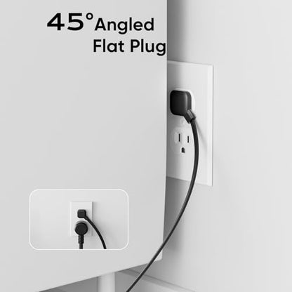 Desk Clamp Power Strip, Flat Plug Fast Charging Station, Desk Mount Surge Protector with PD 20W USB C Ports, Fit 1.7 inch Tabletop Edge Thick, Desktop Outlets for Home Office. (Pack of 2) - size: 6FT (Pack of 2)