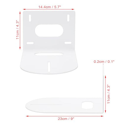 Sumnacon PTZ 카메라 브래킷 화이트 범용 PTZ 카메라 마운트 브래킷 다양한 PTZ 카메라와 호환 가능, 견고한 금속 벽 장착 PTZ 카메라 브래킷, 사무실, 교회용 나사 포함 - color: 화이트.