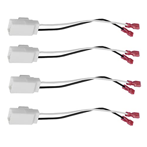 4 Pack Speaker Harness 72-6514 Door Speaker Replacement Wire Harness - style: 72-6514