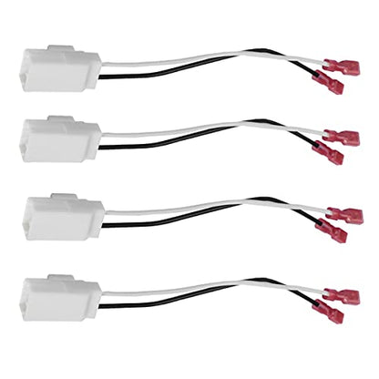 4 Pack Speaker Harness 72-6514 Door Speaker Replacement Wire Harness - style: 72-6514