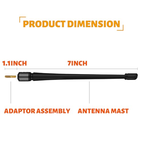 MODIGT 7 Inch Car Antenna Compatible with 1989-2024 Harley Davidson Touring Electra Road Street Glide Trike Ultra Classic CVO Flexible Rubber Radio Motorcycle Antenna Replacement - size: 7INCH, style: 1989-2024 Harley Davidson Touring Electra Road Street