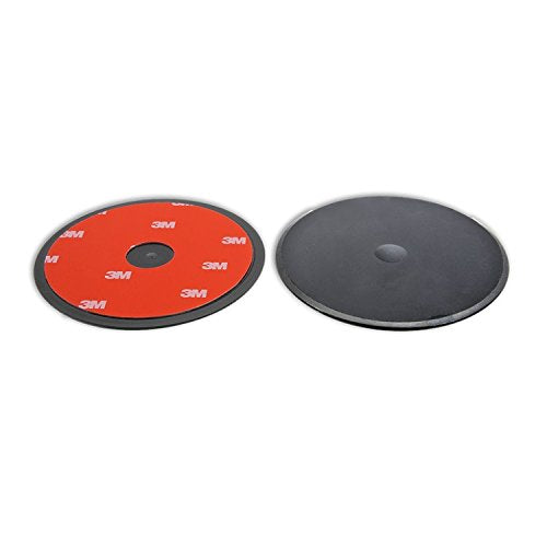 Navitech 80mm Circular Adhesive Universal Dash Disc Compatible with The Use with Windscreen Suction Cups Compatible with The NavLine 4.3 inch SAT NAV