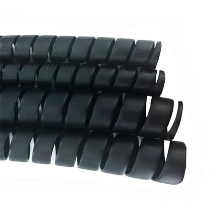 Spiral Wrap Cable Protector - 2.0" OD x 10' Pre-Cut Lengths - Safe Hose Protector to Avoid Wear and Extend Life for Hydraulic Pneumatic Hoses