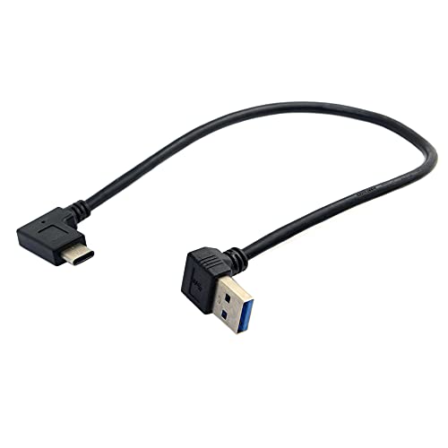 Reversible USB 3.1 USB-C Angled to 90 Degree Down Angled A Male Data Cable for MacBook & Tablet & Mobile Phone - style: USB3.0 to Down