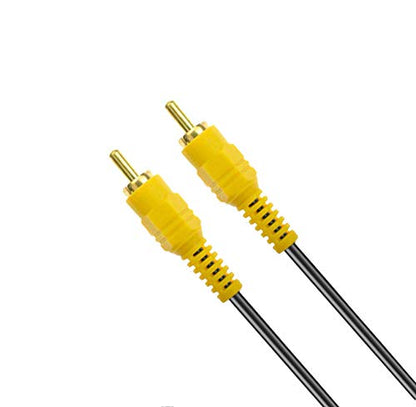 Digital Audio Coaxial Cable,RCA Male to Male Single Plug Cable,Video/Audio Extension Coaxial Cord for Subwoofer Rear View Parking Camera (10M) - size: 10M