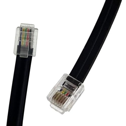 1.5 Meter 8 Pin RJ45 Removable Microphone Speaker mic Extension Cable (4.9 feet) - size: 4.9 feet