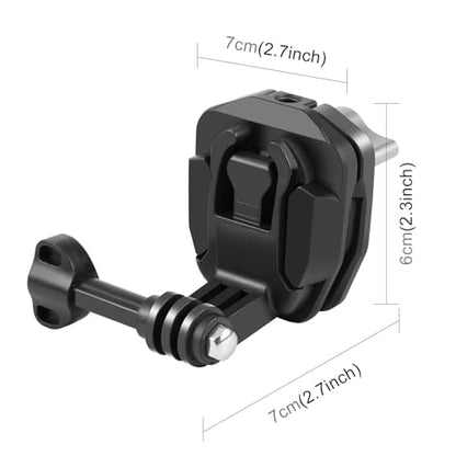 PULUZ Motorcycle Windshield Mount Clip, for Recording Cycling Experiences - size: Windshield Mount Clip
