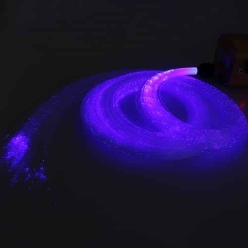 AZIMOM 450pcs 0.03in 13.1ft PMMA Plastic Fiber Optic Curtain Waterfall Light Cable Flash Point Fiber Optic Strands Side Glow Optical Fiber Hanging Strings - size: 450pcs*0.03in*13.1ft