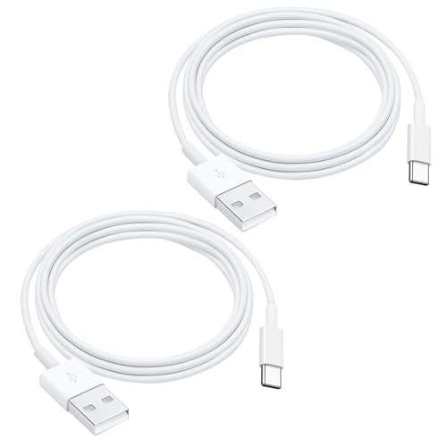 AHDFWI 2 Pack USB-A to C Carplay Charger Cable for iPhone 16 15, iPhone 16 15 Pro Max, 16 15 Plus, iPad Pro 12.9/11, iPad Air 5th 4th Mini 6th Gen Cable for Charging Cable Cord - 4FT - color: White, size: 4 Feet, style: 2 Pack
