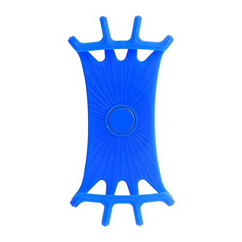 Blue Bike & Motorcycle Phone Holder – 360° Rotating Universal Mount for iPhone, Samsung & Smartphones - color: blue