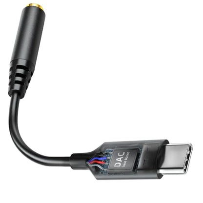 Enhance Audio & Reduce noise,USB C to 3.5mm headphone adapter, usbc to 3.5