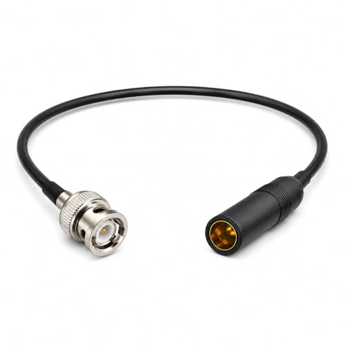 BNC Male to AM/FM Female Adapter RG174 Coax Cable 12 inches Pigtail Jumper RF coaxial Cable for Radio Antenna - color: BNC Male to AM/FM Female