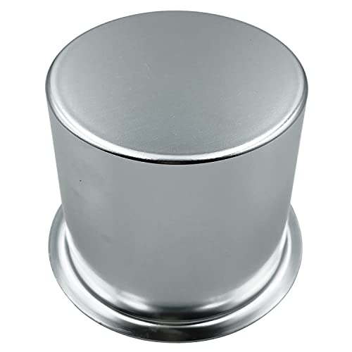 SEETOOOGAMES Jumbo Aluminum Drop-in Poker Table Cup Holder Insert (Pack of 2) (Silver) - color: 2pcs Silver
