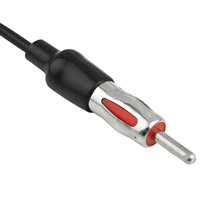 12 Inch AM FM Radio Antenna Splitter, 1 Male to 2 Female
