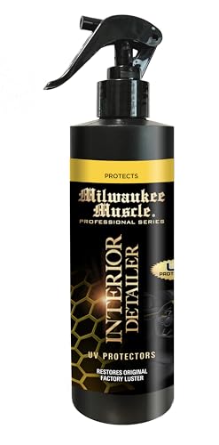 Interior Detailer Spray – 16 Fl Oz | Cleaner & Conditioner for Leather, Vinyl, Plastic & Screens | UV Protection | Non-Greasy | Cars, Trucks, Boats, Bikes & RVs