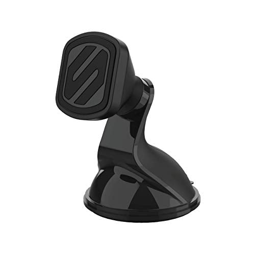 Scosche MMWSM-XCES0 MagicMount Select Magnetic Car Phone Holder - Strong Magnet Mount for iPhone and Android - Secure Magnetic Cell Phone Mount for Window or Dash - Universal 360° Adjustable Head - color: Black, size: 1 Pack, style: Window / Dash Suction