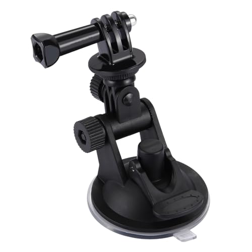 Car Camera Mount for GoPro, Suction Cup Mount on Vehicle Windshield Dash Holder,Compatible with GoPro Hero 13 12 11/Insta360 X5 X4 X3 X2/DJI OSMO Action Cam Mount - size: 2.7" Suction Cup