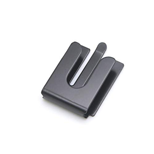 CB Mic Holder Mobile Radio Microphone Hang Up Clip for Yaesu Icom Vexter Motorola Kenwood MH48 MH36 HMN3596 HM133V HLN9073 GM300/340/950 CM200/300 Metal Hook Stick to Car 2Pack