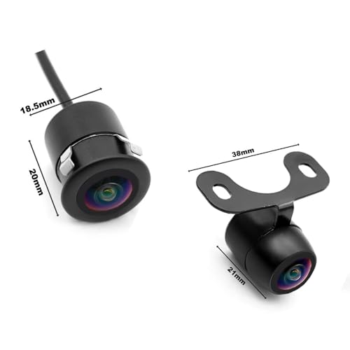 Backup Camera for Cars,Universal AHD 1080P Fisheye CCD Waterproof Wide View Angle Rear/Front View Back up Camera for HD Night Vision for Car Parking Assist Camera Reversing Parking Three Control Line