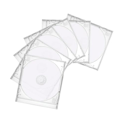 6PCS Car CD Jewel Case, Clear Vehicle CD Storage Box with Assembled Removable Tray, Automotive DVD Disc Cover Protection Replacement Accessories, Universal for SUV Truck Sedan (Transparent) - color: Transparent