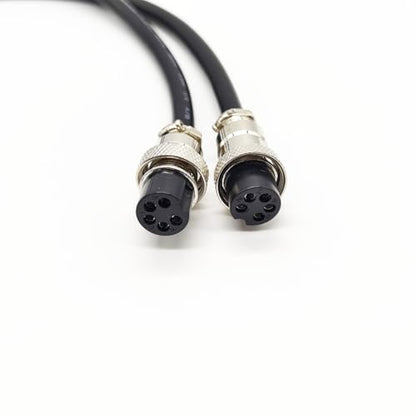 GX16 5 Pin Cable Double Female Head Aviation Cordset, GX16 5 Pin Panel Mount Circular Metal Aviation Connector Adapter Female to Female 20AWG（10Meter） - size: 32.8ft