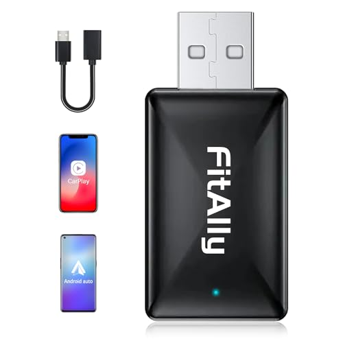2 in 1 Wireless CarPlay Android Auto Adapter Auto Connect No Delay