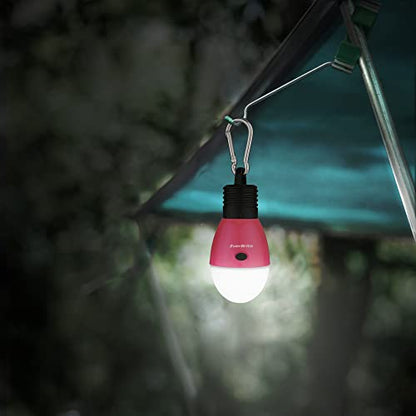 EverBrite Rechargeable Camping Light, 3 Modes with Clip Hook, Pink - color: Pink