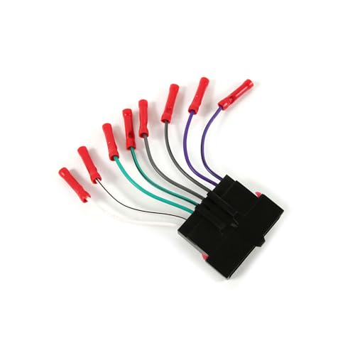 Scosche FD02BCB Car Stereo Wiring Harness with Crimp Connectors Compatible with Select Non-Amplified 1985-2004 Ford, Lincoln, Mazda, Mercury and Nissan - Check Vehicle List in Images for Your Model - style: Wire Harness w/ Pre-Installed Wire Connectors