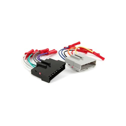 Scosche FD02BCB Car Stereo Wiring Harness with Crimp Connectors Compatible with Select Non-Amplified 1985-2004 Ford, Lincoln, Mazda, Mercury and Nissan - Check Vehicle List in Images for Your Model - style: Wire Harness w/ Pre-Installed Wire Connectors