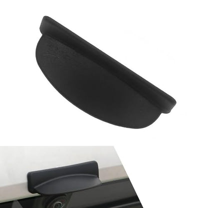 Car Backup Camera Rain Shield, Silicone Rear View Camera Anti-Rain Cover, Rainproof Protector for Enhanced Reverse Visibility, Universal for Cars, Trucks, SUVs (Black) - color: Black