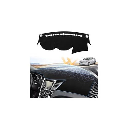 Sunsdrew Dash Cover for Hyundai Sonata 2011-2014 Dashboard Cover Mat - size: 11-14 Hyundai Sonata Dash Cover
