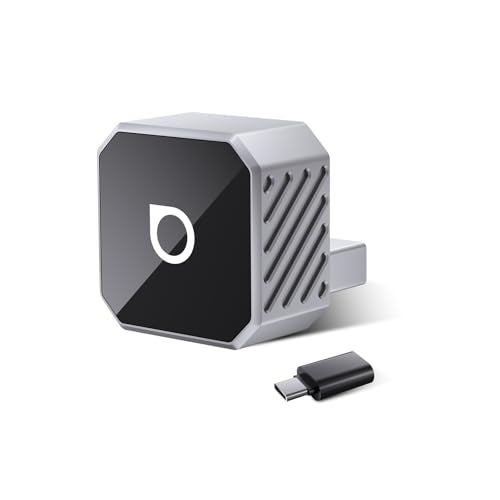 OTTOCAST Mini Cube 3.0 Wireless Carplay Adapter & Android Auto Wireless Adapter Silver (2-in-1) – Plug & Play for iPhone & Samsung/Android Phones, Two Phones Memory, Auto-Reconnect, Stable 5GHz WiFi - color: Silver (USB-A&C)