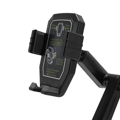 Yoidesu Phone Mount for Truck, 16.9 Inch Long Arm Mobile Device Holder for Dashboard Window with 360 Degree Rotation, Strong Suction Hold for Truck, Bus, SUV