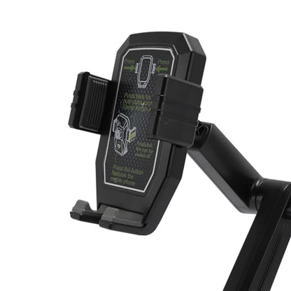 Yoidesu Phone Mount for Truck, 16.9 Inch Long Arm Mobile Device Holder for Dashboard Window with 360 Degree Rotation, Strong Suction Hold for Truck, Bus, SUV