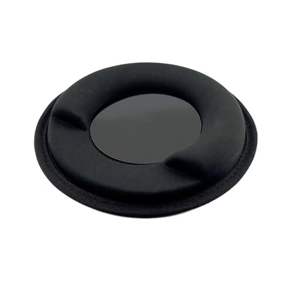 – Car Dashboard Mount | Soft Nylon, Metal Round Mount Dashboard | Weighted Sandbag Base with Magnetic Mount Option | Ideal for Phone Holders, Dash Cams, Cars, Trucks & Rvs | Black - 1 lb
