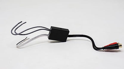 Speaker Wire to RCA HI/Low Adapter Converter LINE Level Output Audio Video CAR