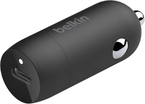 Belkin Boost↑Charge™ 30W Compact Fast Car Charger w/USB-C Power Delivery Port for iPhone 16, 16 Pro, 15, 15 Pro, Galaxy S25, S24, Note, Pixel 9 & More - Black(Pack of 6) - size: Pack of 6, style: Charger