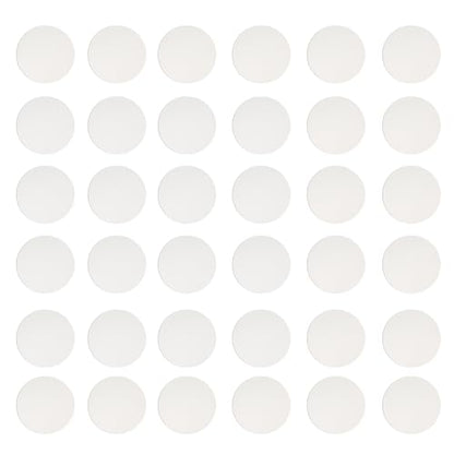 PATIKIL 45mm Metal Plate for Phone Magnet, 36pcs Round Adhesive Metal Plate Replacement Stickers for Magnetic Car Mount Holder Phone Case Wall, Silver Tone - size: 45mm