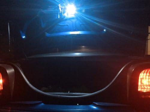 iJDMTOY LED Trunk Cargo Area Light For Ford 2005-2014 Mustang 5th Gen - style: Aqua Ice Blue