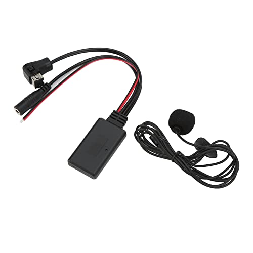 Tbest IP Bus Bluetooth Aux with Mic,IP-Bus Bluetooth,Car Music Adapter,Bluetooth 5.0 Stereo Music Player AUX Adapter Cable with Microphone Replacement for Pioneer Radio IP-Bus