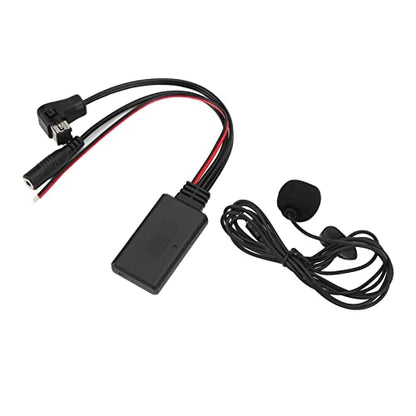 Tbest IP Bus Bluetooth Aux with Mic,IP-Bus Bluetooth,Car Music Adapter,Bluetooth 5.0 Stereo Music Player AUX Adapter Cable with Microphone Replacement for Pioneer Radio IP-Bus